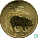 Australië 50 cents 2007 (type 3) "Year of the Pig" - Afbeelding 1