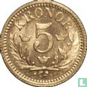 Suède 5 kronor 1883 - Image 2