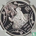 Australië 1 dollar 2018 (PROOF - type 3) "Year of the Dog" - Afbeelding 2
