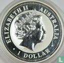 Australië 1 dollar 2002 (kleurloos) "Year of the Horse" - Afbeelding 2
