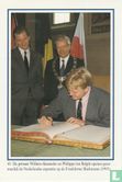 De prinsen Willem-Alexander en Philippe van België openen gezamenlijk de Nederlandse expositie op de Frankfurter Buchmesse (1993) - Afbeelding 1