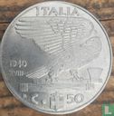 Italië 50 centesimi 1940 (licht magnetisch) - Afbeelding 1