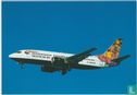 Boeing 737-300 Airplane Deutsche Ba Airline Aviation Postcard - Image 1
