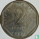 France 2 francs 1993 (medal alignment) - Image 1