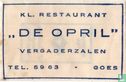 Kl. Restaurant "De Opril"
