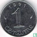 Frankrijk 1 centime 1991 (muntslag) - Afbeelding 1
