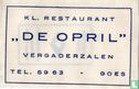Kl. Restaurant "De Opril" - Image 1