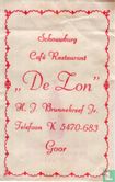 Schouwburg Café Restaurant "De Zon"  - Image 1