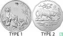 Australia 50 cents 2022 (type 1 - colourless) "Year of the Tiger" - Image 3