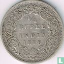 British India ¼ rupee 1876 (Bombay) - Image 1