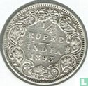 Inde britannique ¼ rupee 1893 (Bombay) - Image 1