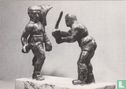 Combat de gladiateurs (statuettes en bronze) - Afbeelding 1