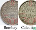 Inde britannique ½ rupee 1887 (Calcutta) - Image 3