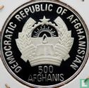 Afghanistan 500 afghanis 1989 (PROOF) "1992 Winter Olympics in Albertville" - Afbeelding 2