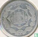 Afghanistan ½ rupee 1919 (AH1337)