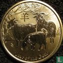 Australië 1 dollar 2015 (type 2) "Year of the Goat" - Afbeelding 2
