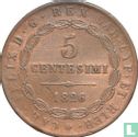 Émilie 5 centesimi 1826 - Image 1