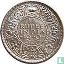 Inde britannique ¼ rupee 1940 (Bombay - type 1) - Image 1
