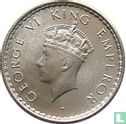 British India ¼ rupee 1940 (Bombay - type 1) - Image 2