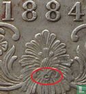 Brits-Indië 1 rupee 1884 (Calcutta) - Afbeelding 3