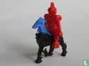 Roboter auf Pferd (rot/schwarz/blau) - Bild 3