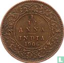 Britisch-Indien 1/12 Anna 1906 (Kupfer) - Bild 1