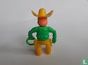 Cowboy mit Lasso gelb/grün - Bild 2