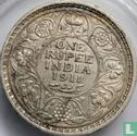 Inde britannique 1 rupee 1911 (Calcutta) - Image 1