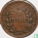 Brits-India ½ pice 1853 - Afbeelding 2