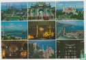 Istanbul Turkey Multiview Postcard - Bild 1