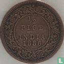 Brits-Indië ½ pice 1886 - Afbeelding 1