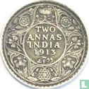 Inde britannique 2 annas 1913 (Calcutta) - Image 1