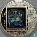 Polen 10 zlotych 2008 (PROOF) "450 years Polish postal service" - Afbeelding 1