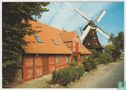 Windmill Mühlenmuseum Lemkenhafen Insel Fehmarn Schleswig-Holstein Germany Postcard - Image 1