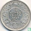 Brits-Indië ¼ rupee 1928 - Afbeelding 1