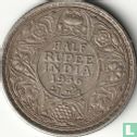 British India ½ rupee 1936 (Calcutta) - Image 1