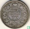 Brits-Indië ½ rupee 1933 - Afbeelding 1