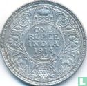 Inde britannique 1 rupee 1914 (Bombay) - Image 1