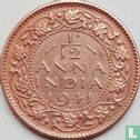 Inde britannique 1/12 anna 1941 - Image 1