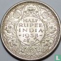 British India ½ rupee 1938 - Image 1