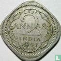 British India 2 annas 1941 (Calcutta) - Image 1