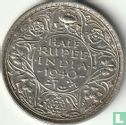 British India ½ rupee 1940 (Calcutta) - Image 1