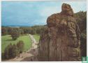 Externsteine Horn-Bad Meinberg North Rine-Westphalia Germany Postcard - Bild 1