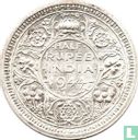 Inde britannique ½ rupee 1944 (Bombay - point) - Image 1