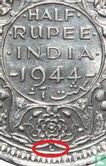 Inde britannique ½ rupee 1944 (Lahore) - Image 3