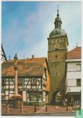 Fränkischen Odenwald Stadtturm Buchen Baden-Württemberg Ansichtskarten - Franconian Odenwald town tower Postcard - Image 1