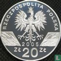 Poland 20 zlotych 2005 (PROOF) "Eurasian eagle-owl" - Image 1