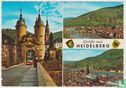 Heidelberg Baden-Württemberg Deutschland 1966 Ansichtskarten - Multiview Germany Postcard - Afbeelding 1