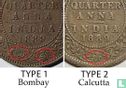 Inde britannique ¼ anna 1889 (Calcutta) - Image 3
