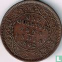 British India ¼ anna 1862 (Madras) - Image 1